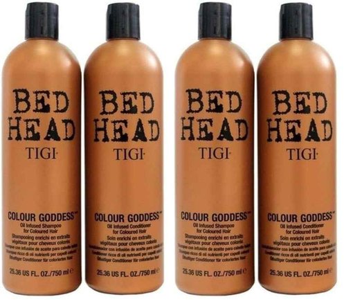 Bed Head By TIGI Colour Goddess Shampoo And Conditioner For Coloured Hair 25.35 Fl Oz 2 Count (Pack of 2)