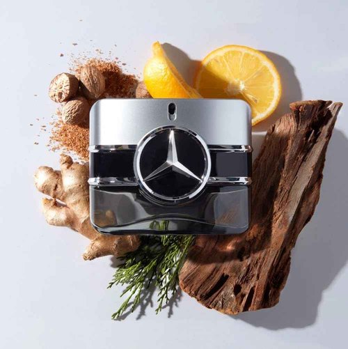 Mercedes Benz Sign Your Attitude Eau De Toilette Perfume Spray for Men - Cologne for Man - Luxury Long Lasting Fragrance with Notes Of Ginger, Nutmeg & Amber wood - 3.4 Fl Oz