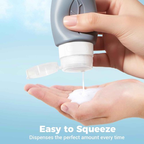 17 Pack Travel Size Toiletries - Refillable Travel Bottles, Leakproof Squeezable Travel Bottles For Toiletries, Portable Travel Size Containers, Travel Essentials For Various Lotion And Body Wash