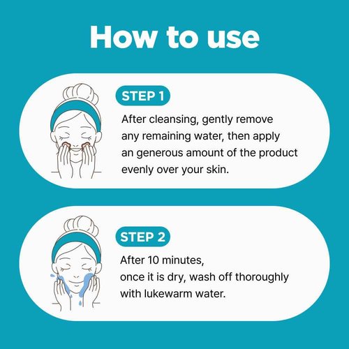 ISOI Pore Tightening Clay Mask for Face, Natural Kaolin & Plant-Based Formula for Tightening, Lifting, Exfoliating & Sebum Control, Moisture-Balancing, Korean Clay Mask for Pores (3.38 fl. oz, 100ml)