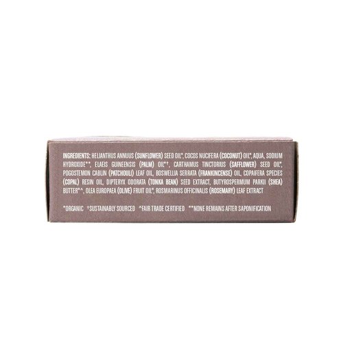 HUMBLE BRANDS Handcrafted Bar Soap, Organic Cold Processed Soap Bars, Moisturizing Face & Body Cleanser - Patchouli & Copal - 3 pack