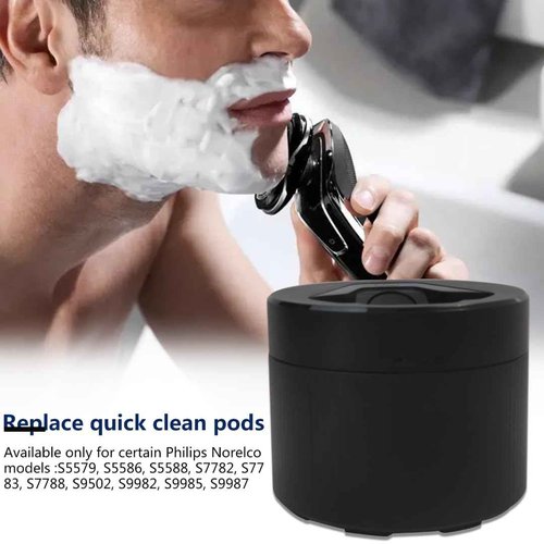 Replacement Quick Clean Pod for Select Philips Norelco 2nd Generation Series 7000 and Series 9000 Shavers