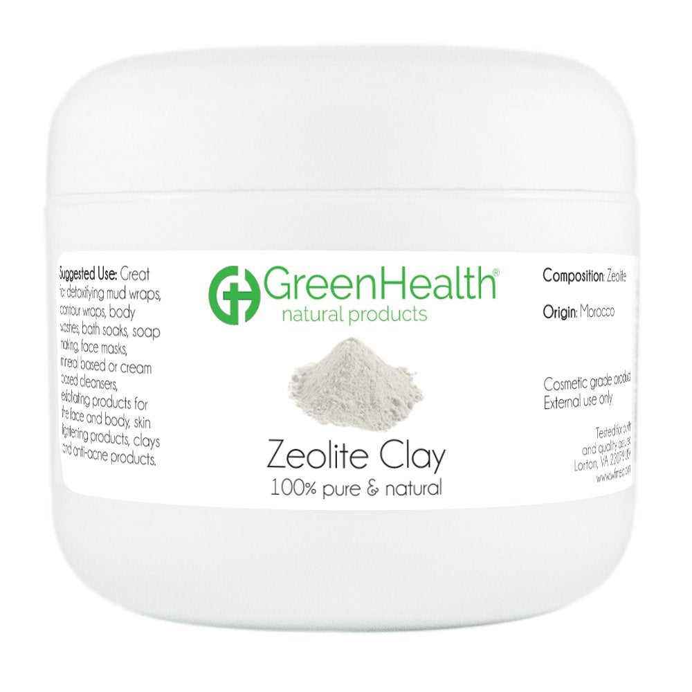 GreenHealth - Zeolite Clay Powder 100% Pure and Natural - 3OZ