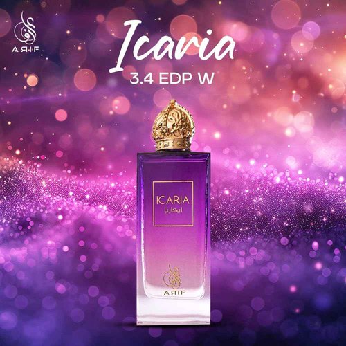 ARIF Icaria Perfumes – Fruity Floral Eau de Parfum for Women – Long-Lasting, Fresh Pear, Iris, Jasmine, Orange Blossom & Patchouli – Elegant & Luxurious Perfume – 3.4 oz