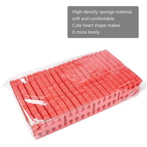 FOMIYES 100 Pairs Disposable soft toe separators silicone toe spacers foam toe stretcher Toe Separators Soft