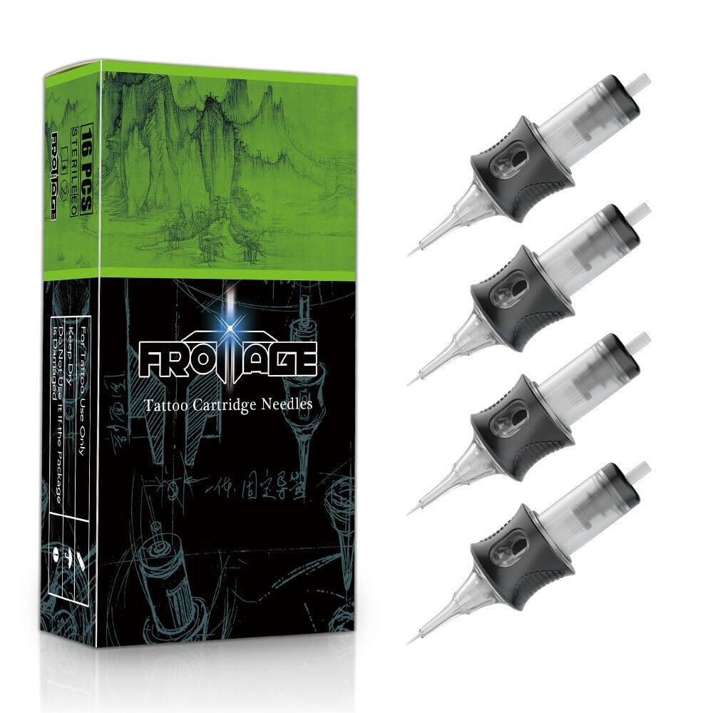 DGT FROTTAGE Tattoo Cartridge Needles 16PCS Pack (1205 Round Shader)