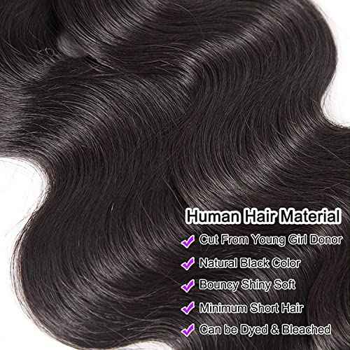 12A Brazilian Body Wave Human Hair 3 Bundles 20 22 24Inch 100% Unprocessed Brazilian Virgin Human Hair Weave Bundle Hair Extensions