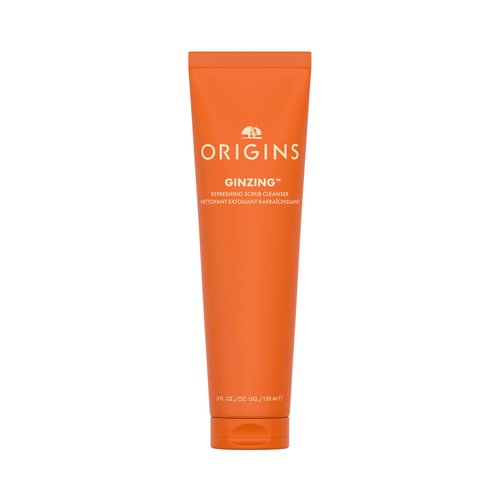 Origins GinZing Gentle Exfoliating Cleanser | Visibly Refines Pores & Brightens | With Caffeine, Ginseng & Jojoba Beads, 5 Fl Oz
