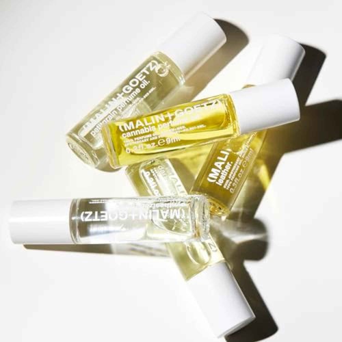 MALIN+GOETZ Perfume Oil | Concentrated Fragrance in Signature Scents – Leather, Dark Rum, Cannabis, Strawberry | Travel-Friendly Rollerball | Vegan & Cruelty-Free | 0.2 fl oz