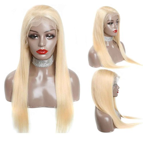 Blonlier 613-ST or DW-13x1x4 Lace Frontal Wigs Human Hair (ST-613, 10Inch (Pack of 1))