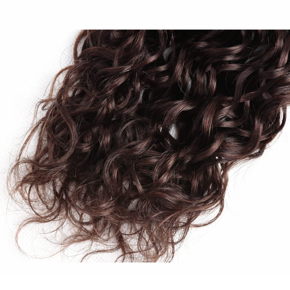 26 28 30 inch Brown Human Hair Bundles #4 Kinky Curly Bundles Dark Brown Curly Wave Bundles Grade 8A Remy Brown Bundles Human Hair Chocolate Brown Bundles