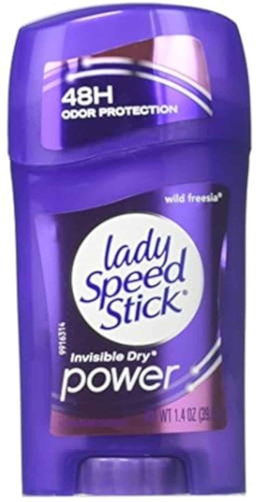 Lady Speed Stick Anti-Perspirant & Deodorant, Invisible Dry, WILD FREESIA, 1.4 oz (12 case) - wholesale price -