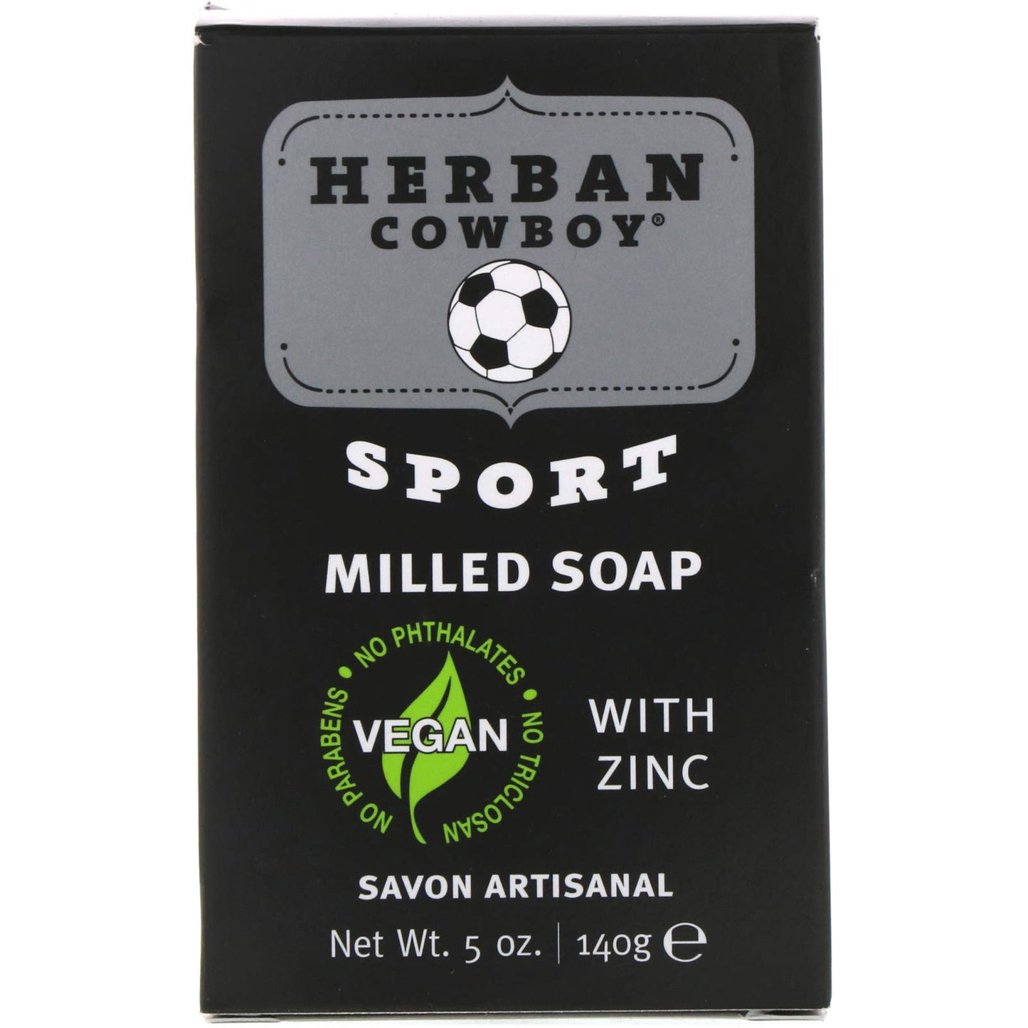 Herban Cowboy Bar Soap, Sport, 5 Ounce