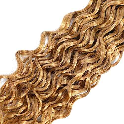 Blonde Bundles Color #27 Human Hair Bundles 20 22 24 inch Honey Blonde Water Wave Bundle 27 Water Wave Bundle