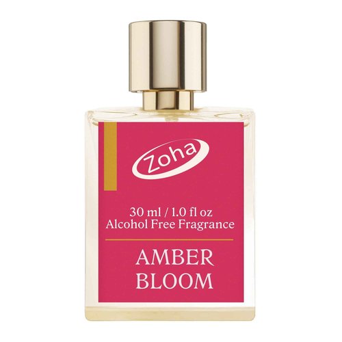 Zoha Perfumes Amber Bloom Perfume Oil Spray & Perfume Oil Roll On Bundle, Alcohol-Free, Long-Lasting Fragrance for Women & Men, Premium Quality Scents