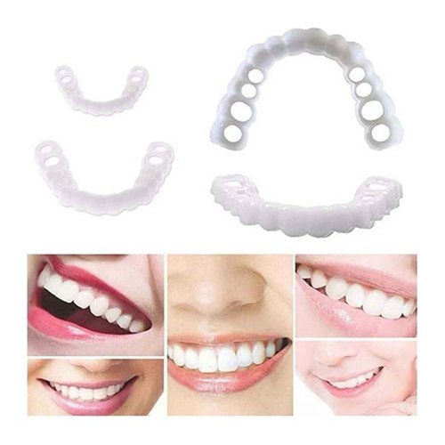 2 Pairs, Nature and Comfortable Top and Bottom, Regain Confidence Smile for Men and Women (1)