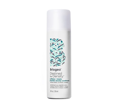 Briogeo Destined For Density Caffeine + Biotin Peptide Density Conditioner, Increases Hair Thickness and Volume for Fine or Thinning Hair, Vegan, Cruelty-Free, 8 fl oz