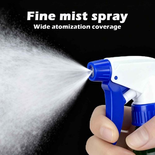 Elandy 6PCS Blue Spray Bottle Nozzels Attachment Heavy Duty Trigger Spray Replacement Sprayer Nozzle Head Plastic 28/400 Spray Bottle Tops Fit for Standard 8oz/16oz Bottle