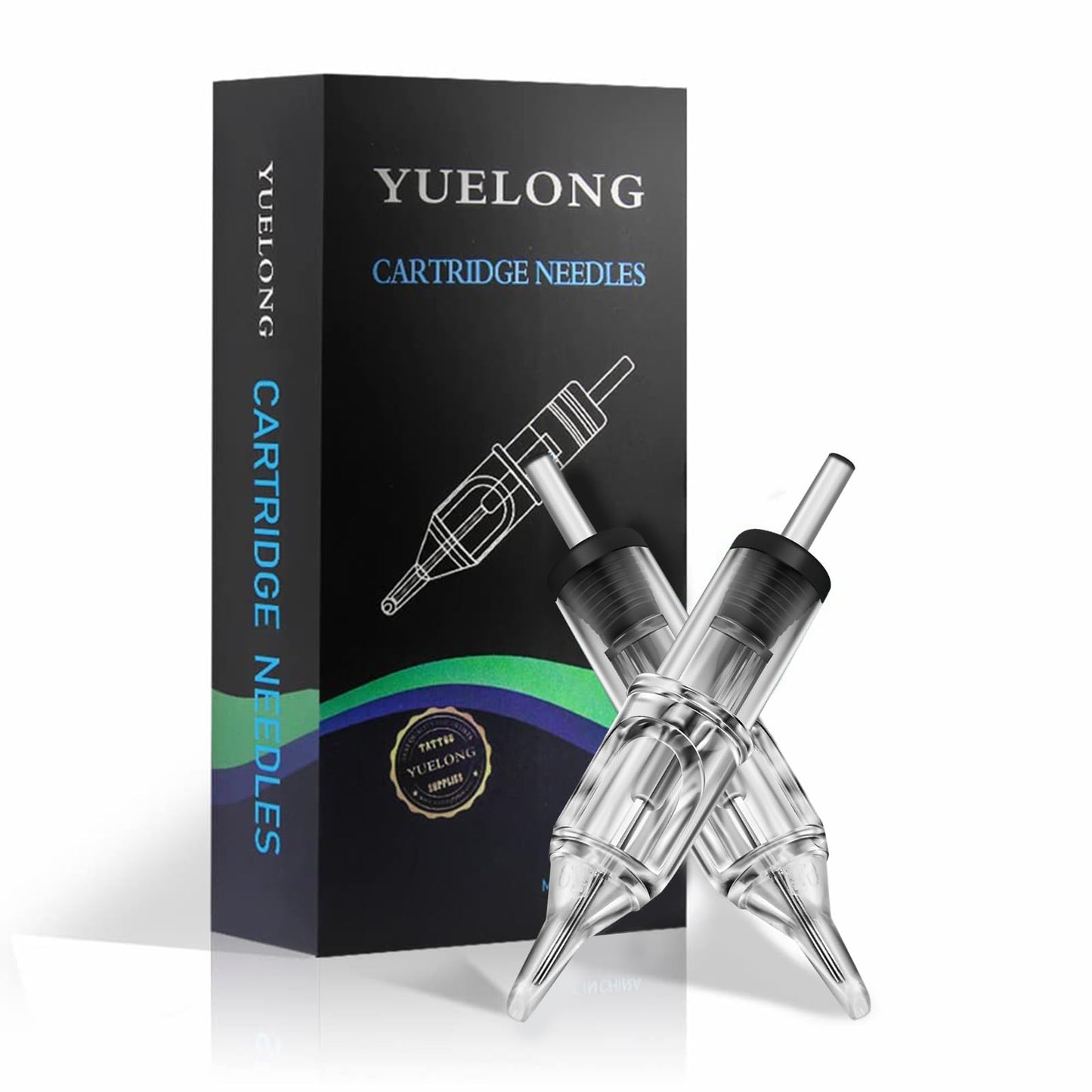 Tattoo Cartridge Needles- Yuelong 20PCS New Revolution Disposable Tattoo Needle Cartridge 3 Round Liner for Tattoo Needles Tattoo Machine Kit Tattoo Supplies (1203RL)