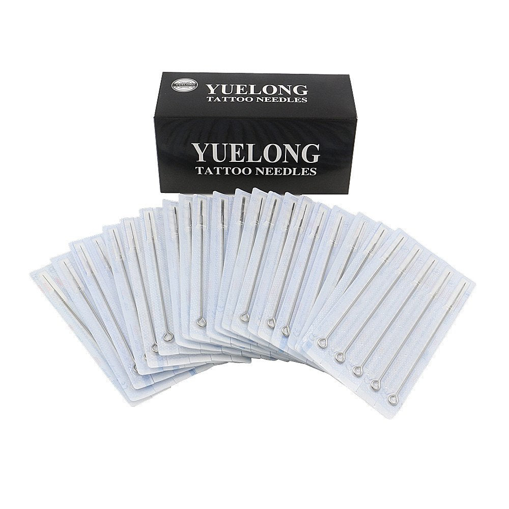 Disposable Needles Set - Yuelong 50Pcs Sterile Mixed Guns Needles 3rl 5rl 7rl 9rl 5rs 7rs 9rs 5m1 7m1 9m1