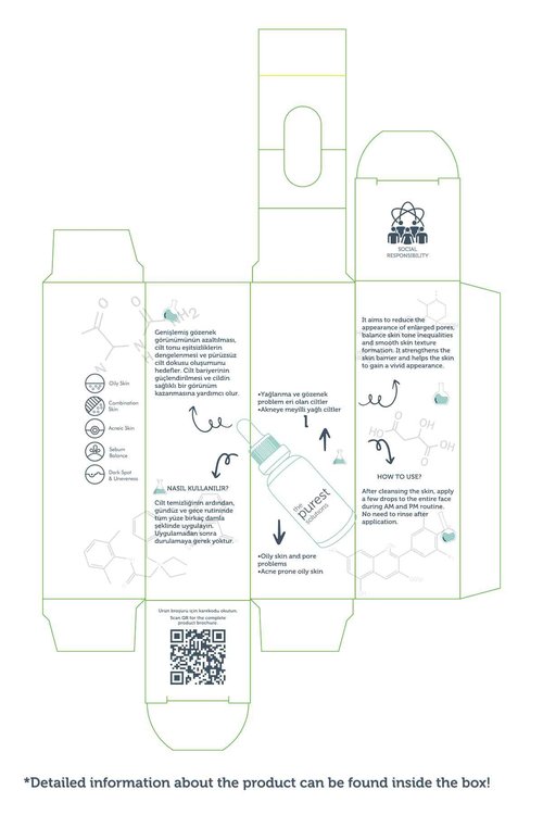 The Purest Solutions The Purest Solution Intensive Serum with Hyaluronic Acid, Salicylic Acid, Retinol Serum for Face - Vegan, Safe & Effective Pore Tightening Restoring, Niacinamide, Environmentally