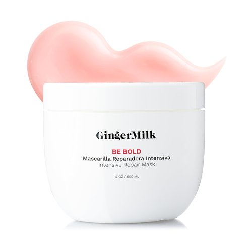 Ginger Milk Natural Care Intensive Repair Hair Mask for Dry / Damaged Hair due to Coloring, Chemical Processes, hot styling tools and dryers | BE BOLD