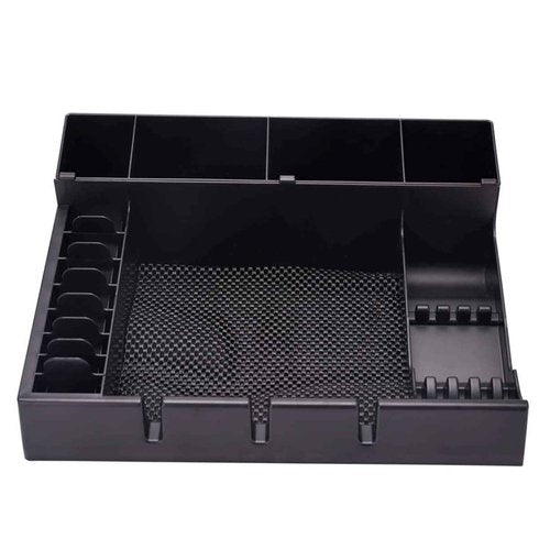 BIUDECO Barber Clipper Tray Organizer Portable Haircut Tools Keeper for Salon Hair Clippers Holder with Multiple Compartments Station Organizer for Hair Cutting Tools