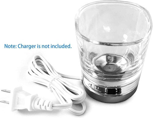 Mdforme Replacement Charger Glass Cup + Stand Bundle Kit for Philips Sonicare Charger Base HX9100 CBA1001 CBA2001 CBA3001, Charging HX9300 HX9900 Series Electric Toothbrush (Quality as Original)