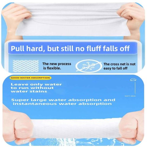 Disposable face towel. MIXUISEE thick and soft face towels. 100% cotton face cloths.facial towels 130% thickness.Remove makeup and cleansing.Suitable for sensitive skin.(300 pieces)