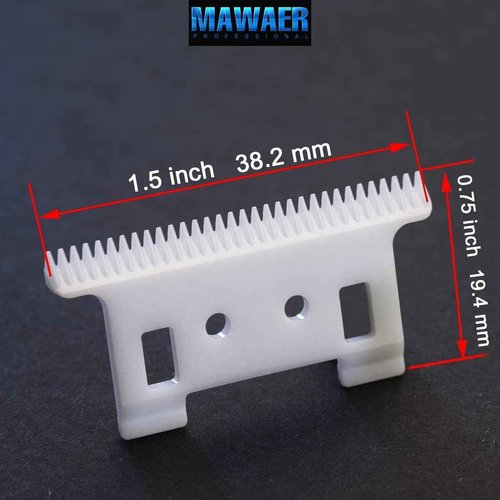 2 PCS FX Trimmer Blade with Ceramic Blades Compatible with BaBylissPRO FX787 & FX726 Trimmer,FX707Z Replacement Blades for BaByliss PRO Barberology Trimmer Blade