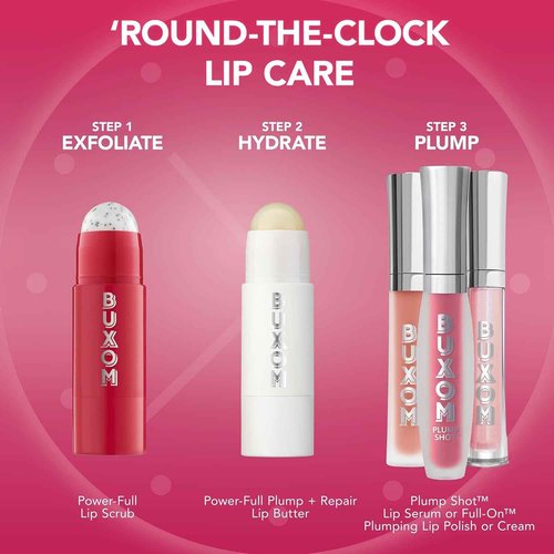 BUXOM Power-Full Lip Scrub, Dragon Fruit