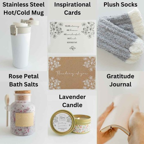 Thinking of You Gifts for Women – Birthday Box, Care Package, Spa Kit, Get Well Gift Baskets, Cheer Up and Relaxation Gift Set