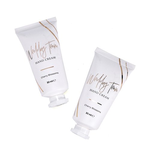 Pop Fizz Designs Wedding Team Hand Cream | Bridesmaids Proposal Gifts | Will You Be My Bridesmaid? | Bridal Shower Favors | Marble| 10 Pack