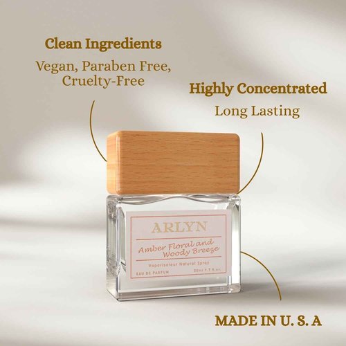 ARLYN Amber Floral and Woody Breeze Eau De Parfum Inspired by for Baccarat Rouge 540, Perfume for Men & Women, Luxury Fragrance - Vegan, Cruelty-Free, and Eco-Conscious (1.7oz / 50ml)