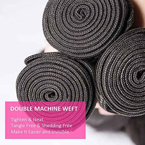 12A Body Wave Bundles Human Hair 22 24 26 Inch 3 Bundles Human Hair Bundles Brazilian Body Wave 100% Unprocessed Virgin Weave Bundles Human Hair Natural Black Color