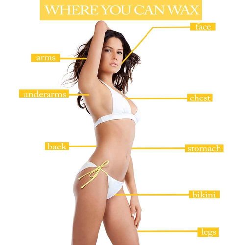 GiGi Wax Beads – Hard Wax Beads for Hair Removal, All Purpose Golden Honee Waxing for Face, Body, and Bikini, No Strip Needed, 32 oz