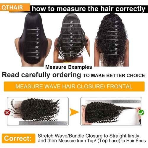QTHAIR 5x5 HD Lace Closure Invisible HD Lace Closure Deep Wave Pre-Plucked with Baby Hair 16A Grade Small Knot Free Part Transparent HD Lace Closure Deep Wabe Human Hair 16 Inch