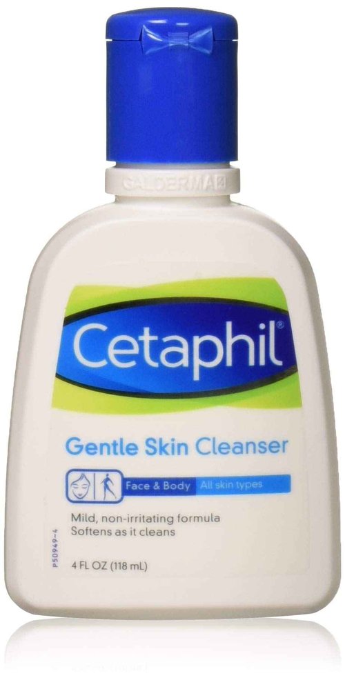Cetaphil Gentle Skin Cleanser for Dry to Normal Sensitive Skin, 4 fl oz (Pack of 2)