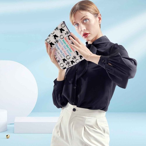XYANFA KOTLC Gifts KOTLC Makeup Bag Fans Gift Bookish Gift Merch KOTLC Reader Cosmetic Bag(Think Like Sopphie makeup bag)