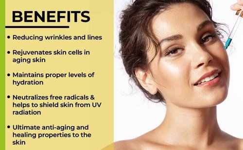 Copper Peptide Face Serum Collagen - With Anti Aging Skin Solutions Properties:1oz/30ml Anti-Wrinkle Formula For Youthful Skin