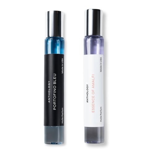 Anthology Roll on Perfume Oil | Portofino Bleu & Essence of Amalfi | 9 ml Travel Size Mini Perfume Rollerball
