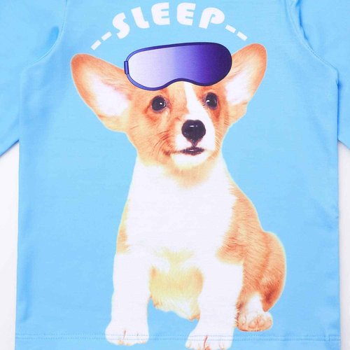 Jxstar Matching Girls&Dolls Pj Set Dog Pajamas Fall Winter Cotton Sleepwear,Size 6 7