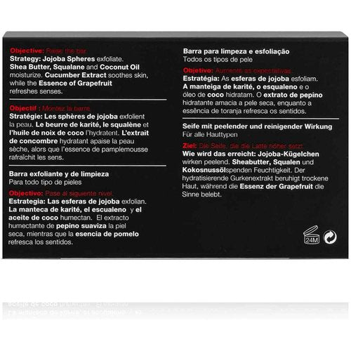 Anthony Men's Exfoliating Soap Bar, Grapefruit Scent, 5 Oz - Contains Cucumber Extract, Jojoba, Shea Butter, Squalane & Coconut Oils for Moisturizing & Exfoliating Body Skin
