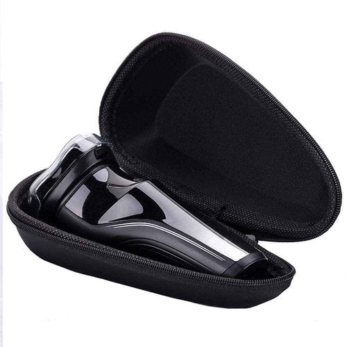 INVODA Shaver Case Compatible with Philips Norelco Electric Shaver 3800 3500 2300 2100 Rechargeable Trimmer 3D Rotary Shavers Case Black