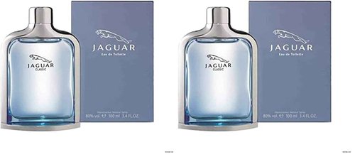 Jaguar Classic Blue for men Eau De Toilette Spray,3.4 Ounce (Pack of 2)