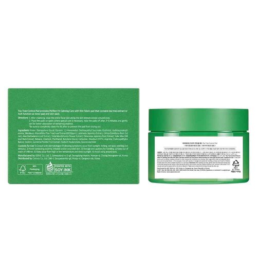 Papa Recipe Tea Tree Toner Pads (Large 3 Inch) _PHA Exfoliating Pads for Clearer, Balanced Skin_Korean Skincare, 70 Sheets