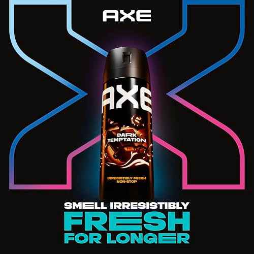 AXE Body Spray Deodorant Dark Temptation for Long Lasting Odor Protection Deodorant for Men Formulated Without Aluminum 4.0 oz
