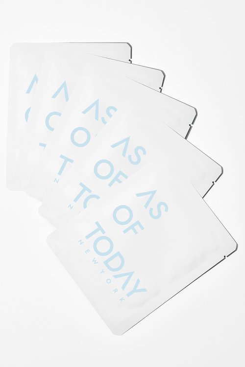 AS OF TODAY R-Peptide Sheet Mask 5 Pack | Hydrating Hyaluronic Acid Anti-Aging Face Mask | Peptides + Botanical Extracts | Firming, Wrinkle Care & Soothing | Clean Beauty