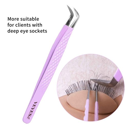 VEYES INC High Precision Eyelash Extension Tweezers Volume G01 Lash Tweezers For Professional Eyelash Extension