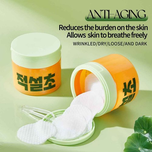 Korean Cica Toning Pads | Gentle Exfoliating Treatment for Dark Spots, Wrinkles & Redness | Brighter, Anti-Aging & Soothing Formula with Centella Asiatica (100 Count)